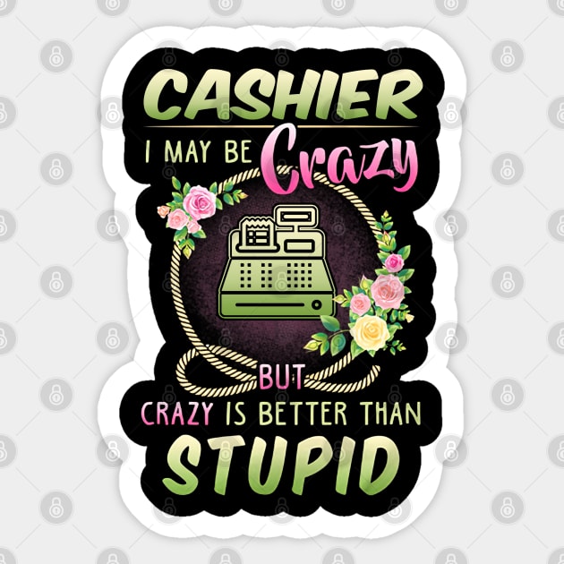 Cashier Sticker by janayeanderson48214